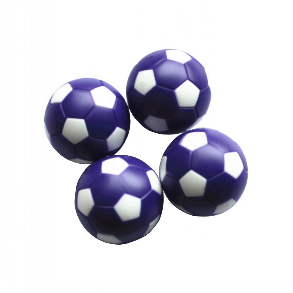 Tafelblad Voetbal Bal Mini Ballen Voetbal Tafel Bal Fuzzball Indoor Spel Paars + Wit 36 Mm Plastic 24 G/stks