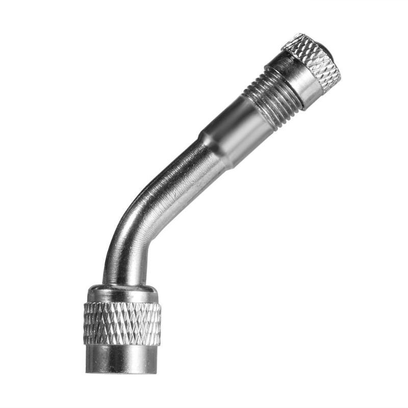 Stelo valvola Schrader in ottone per tappi valvole pneumatici con prolunga tubo di prolunga gonfiabile per gonfiaggio pneumatici per camion auto: 135 argento