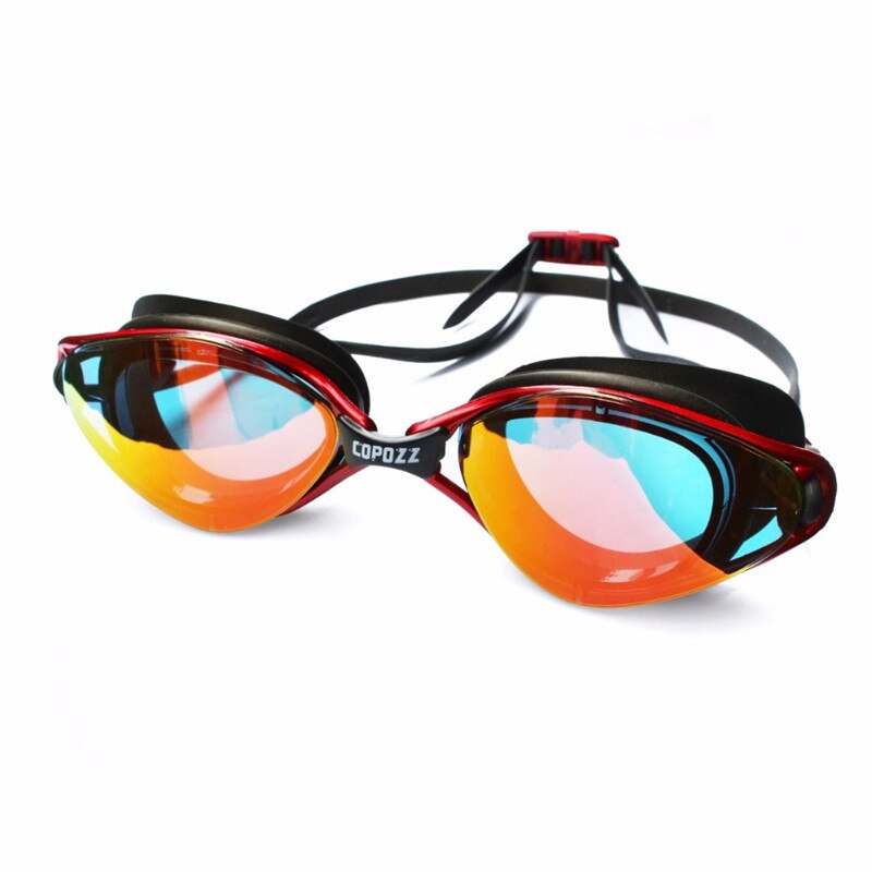 Copozz Professionele Zwembril Anti-Fog Uv Verstelbare Plating Waterdichte Siliconen Bril Voor Mannen Vrouwen Adult Eyewear