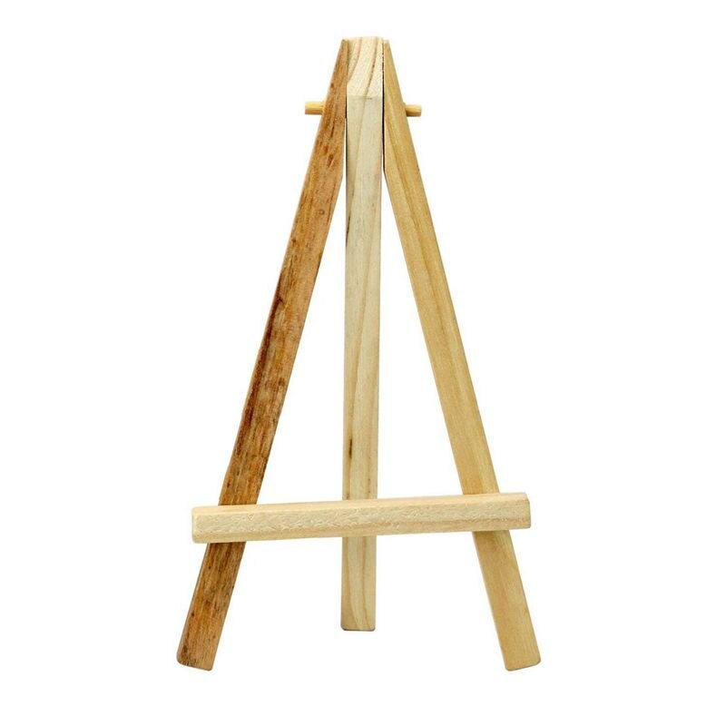 Hlzs-mini cavalletti in legno alti 6 pollici progetti artistici portafoto nome menù supporto da tavolo prenotazione festiva segnaposto di natale