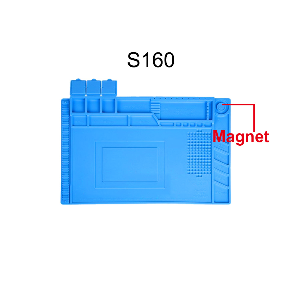 Heat Insulation Working Mat Maintenance Platform Heat-resistant Soldering Station Repair Insulation Pad Insulator Pad ESD Mat: S160