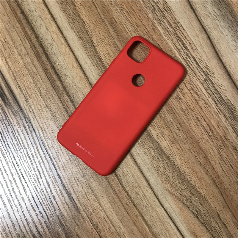 Case Voor Google Pixel 5 5A Zacht Touch Gevoel Silicon Tpu Cover: For Pixel 5 / red