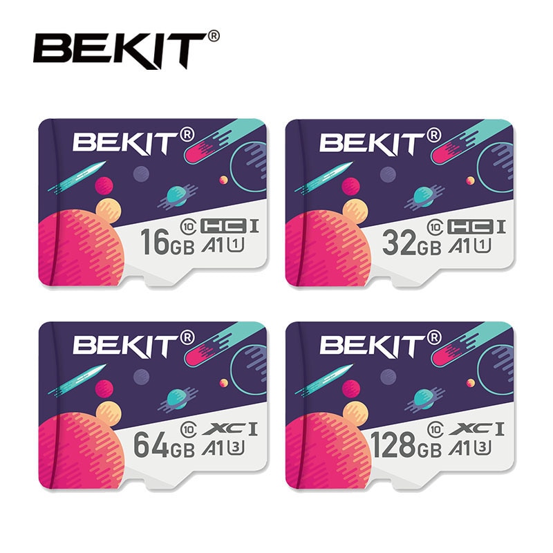 Bekit-tarjeta Micro SD TF para Smartphone y PC de mesa, Memoria flash A1 Class10 de 80 256gb, 128gb, 32gb, 64gb, Mb/s