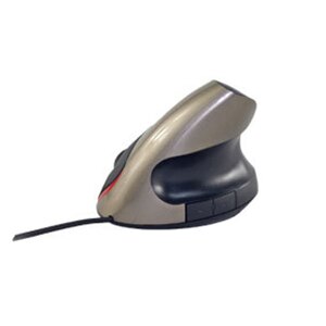 Wired Computer Mouse Healthy USB Wired Ergonomic Vertical Mouse Optical Mice for PC: Gray