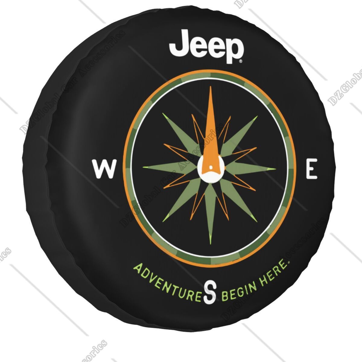 Kompass, Ersatzradabdeckung, individuelles Abenteuer, Anfang hier, Reifenschutz, Anhänger, Wohnmobil, Reise, Anhänger, Radschutz