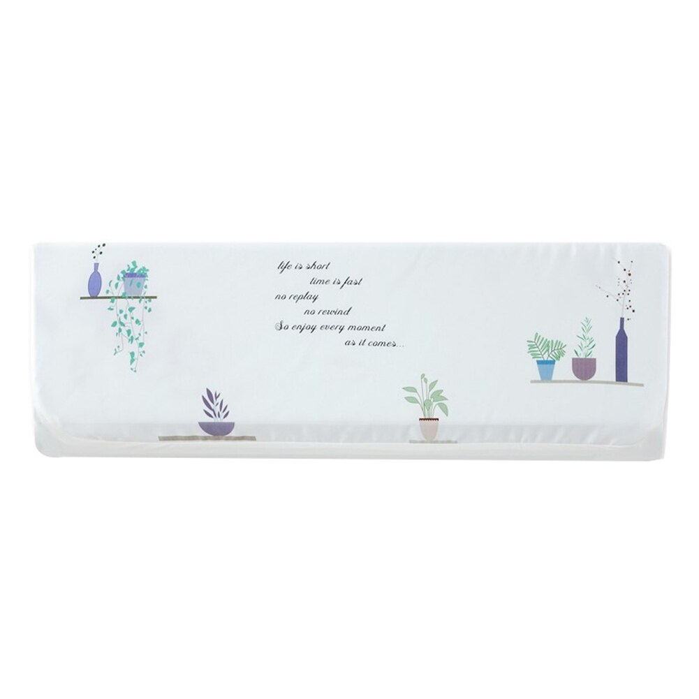 185 x 40 Cm Elastic Cloth Cabinet Air Conditioner Dust Cover - Lotus main image 1