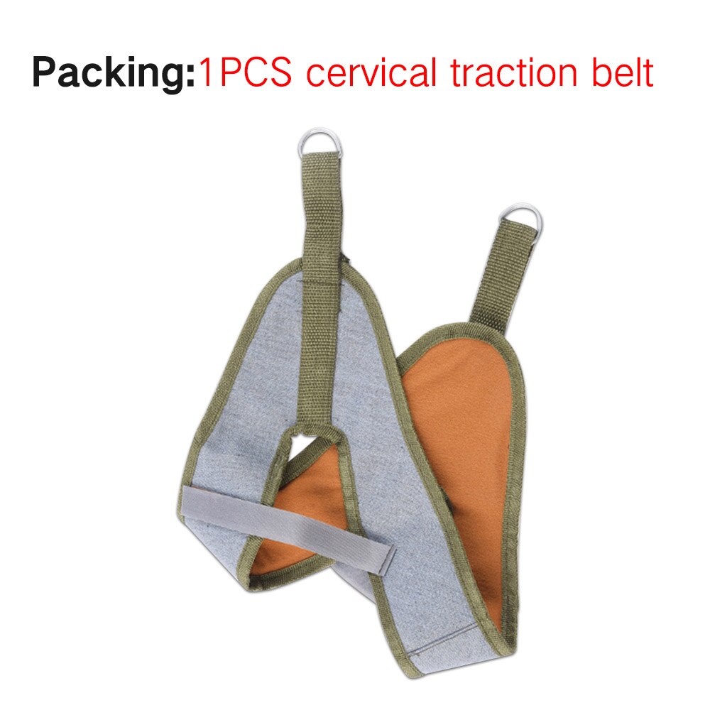 Ferramentas quiropractic pescoço arnês pescoço maca pendurado dispositivo de tração cervical pescoço esticando cinto osteochondrosis alívio da dor