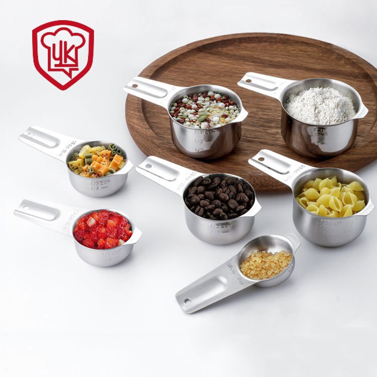 304 stainless steel measuring cup set of 7 measuring cup measuring spoon set baking tool
