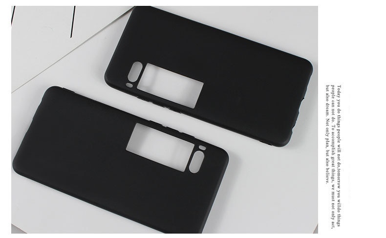 Silikon-tpu-schutzhülle für meizu Profi 7 7 matt schwarz 7 weich