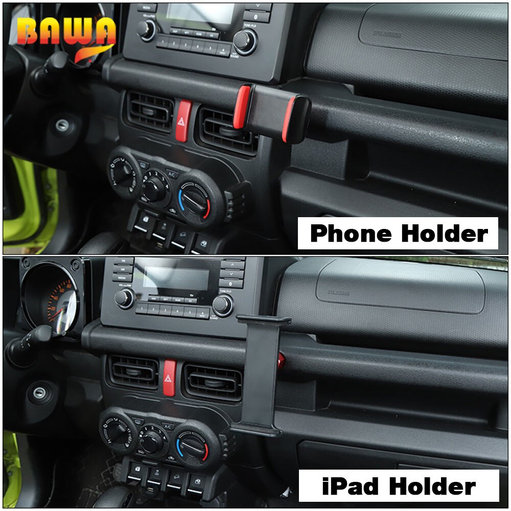 BAWA Car IPad Mobile Phone Holder Support Parts for Suzuki Jimny GPS Stand Accessories for Suzuki Jimny 2022