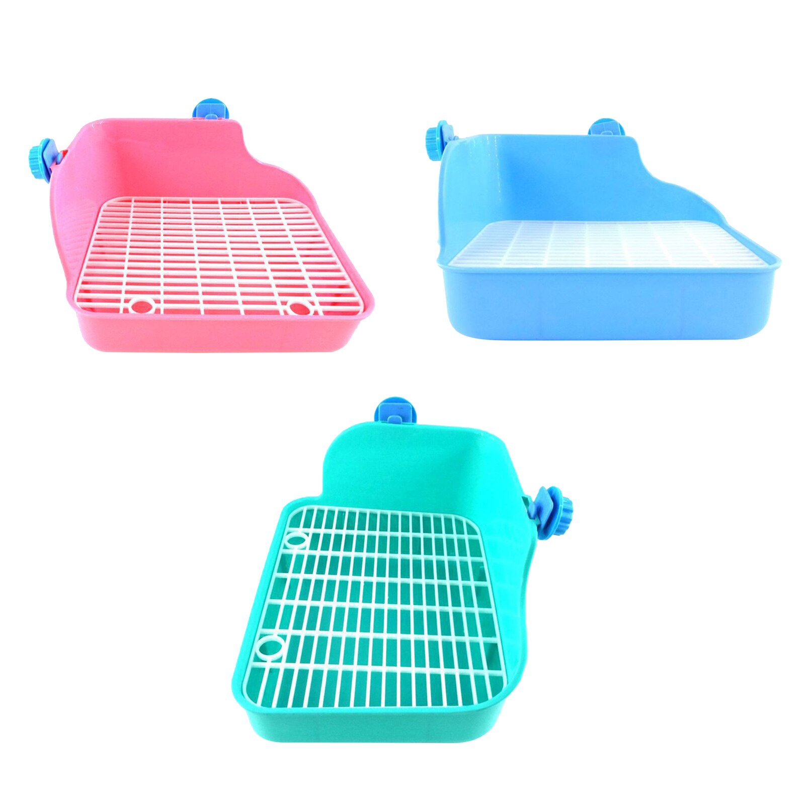 Boîte de toilette en forme de lapin pour adulte, plateau d&#39;angle, bac à litière, Cage pour animaux de compagnie
