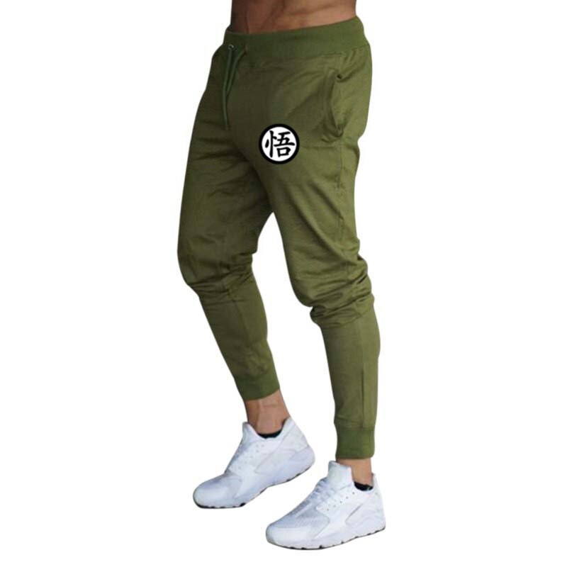 Mens Pantaloni Pantaloni Casual Pantaloni Degli Uomini di Fitness Abbigliamento Sportivo Tuta Gonne E Pantaloni Skinny Pantaloni Della Tuta Pantaloni Neri Palestre Jogger Pantaloni Pista: L / Army Green