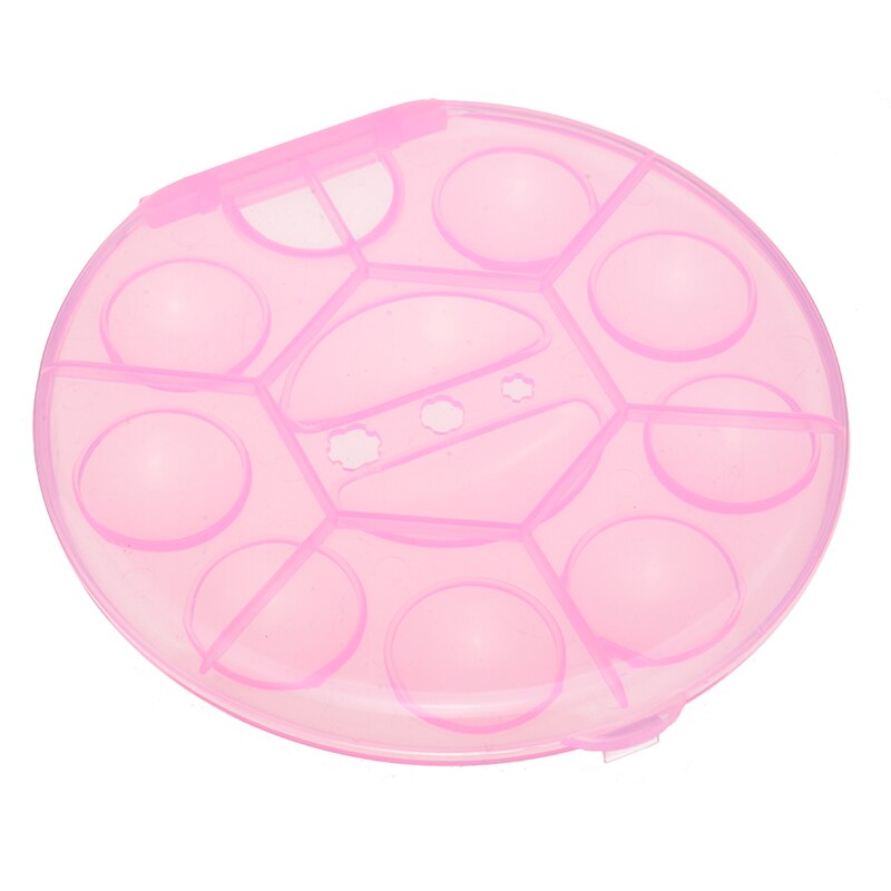 1Pc Artist Plastic Paint Mixing Palette Box for Watercolor Acrylic Oil Painting Watercolour White Painting Pallet Painting Tool