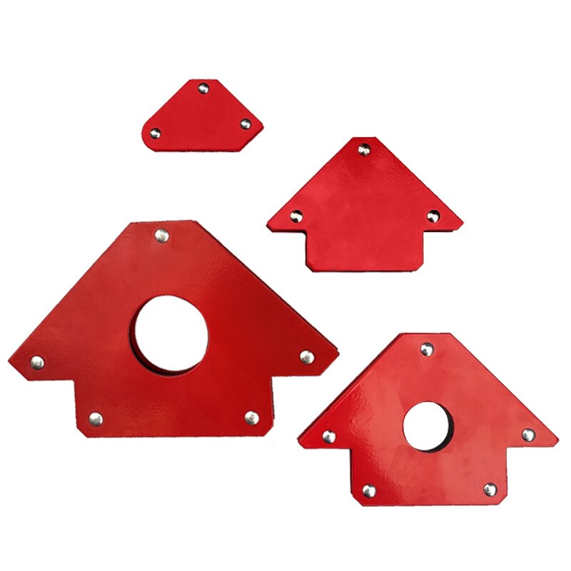 Triangle / Polygon Multi-angle Magnet Welding Holder Arrow Magnetic Clamp for Welding Magnet Rivet Process Tools 25/50/75LBS