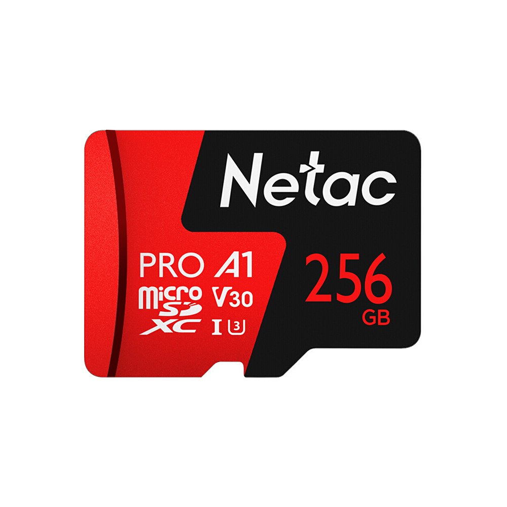 Netac  p500 pro 64gb micro sd-kort 128gb tf-kort  u3 v30 computer videokort op  to 100mb/s 256gb hukommelseskort til smartphone drone: 256gb