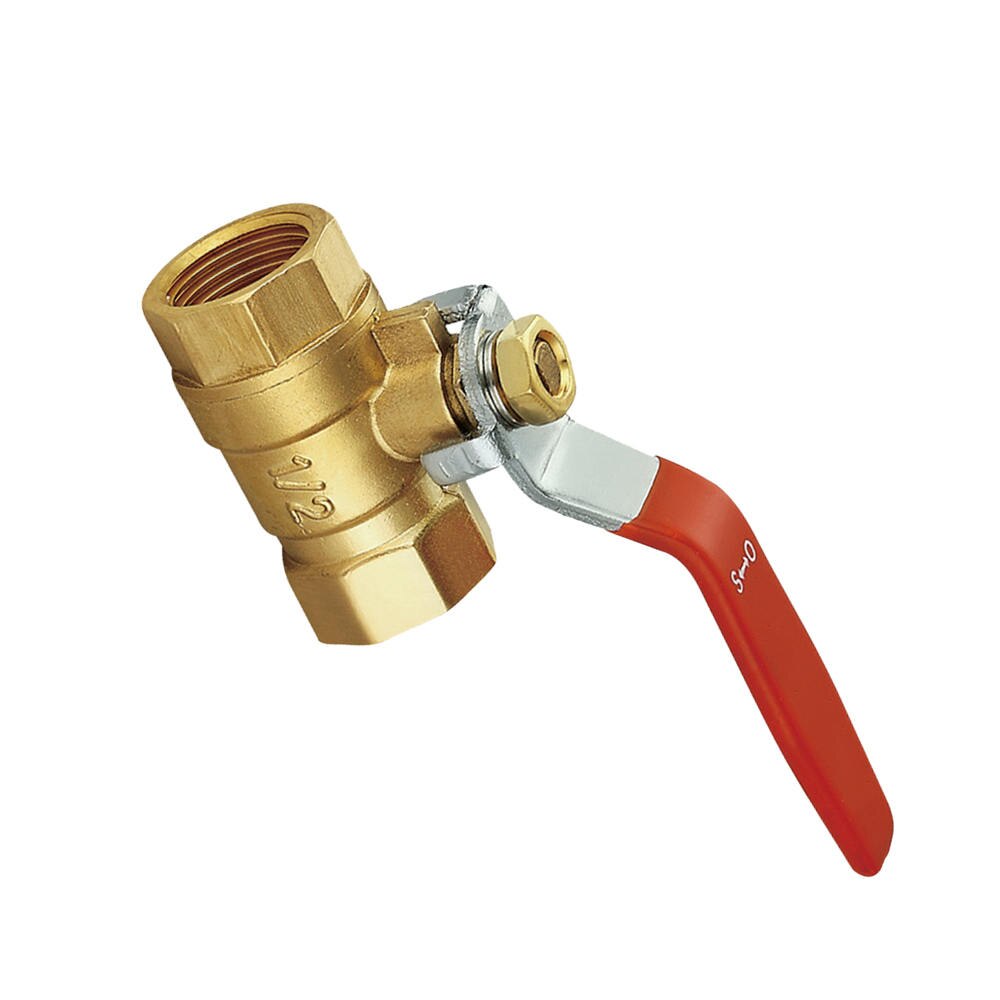 Copper Thread Internal Valve 1/2" Male Thread Ball Valve Tube Joint Connector Garden Bathroom Supplies