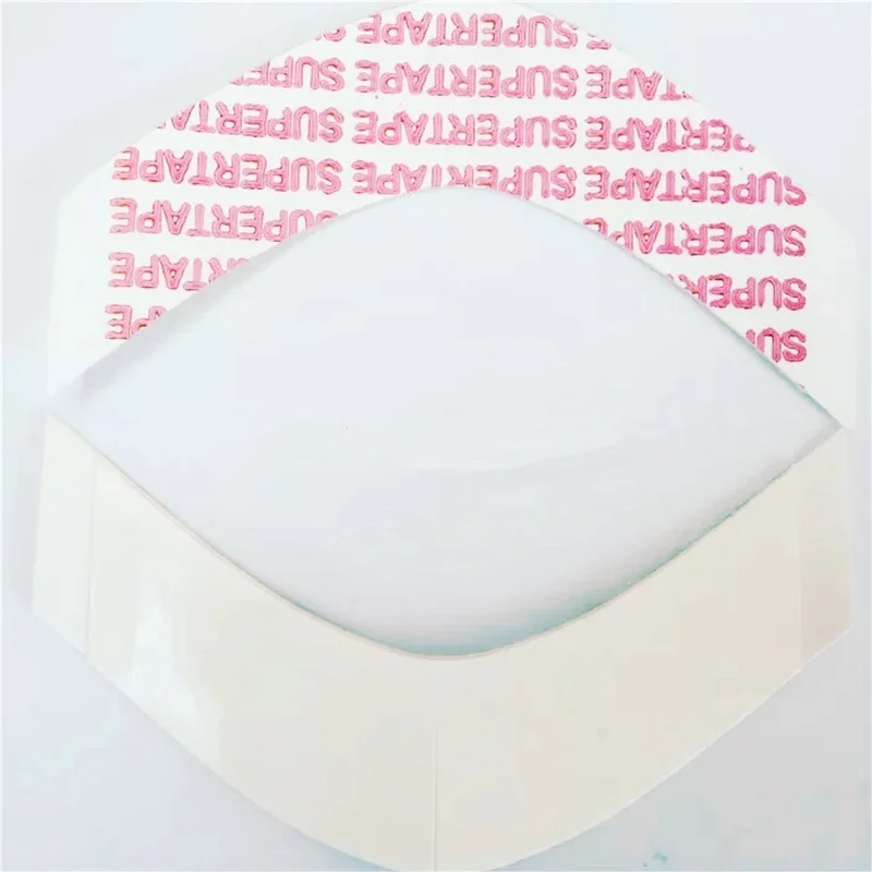 Supertape pour cheveux, Super bande, contours découpés (sacs à 36 points), ruban adhésif multi-semaine, véritable bande pour réduire la brillance: WHITE