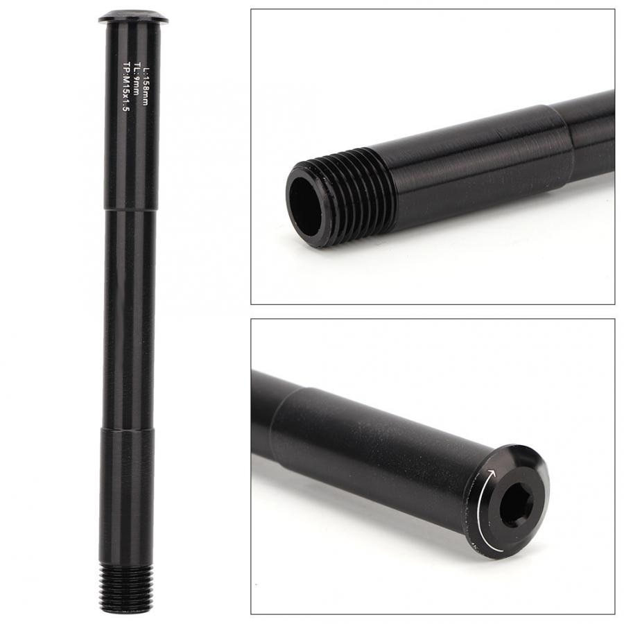 Horquilla de bicicleta de 158x15mm, eje pasante para ROCK SHOX, tubos centrales delanteros de bicicleta de montaña, eje pasante delantero, accesorios para bicicleta