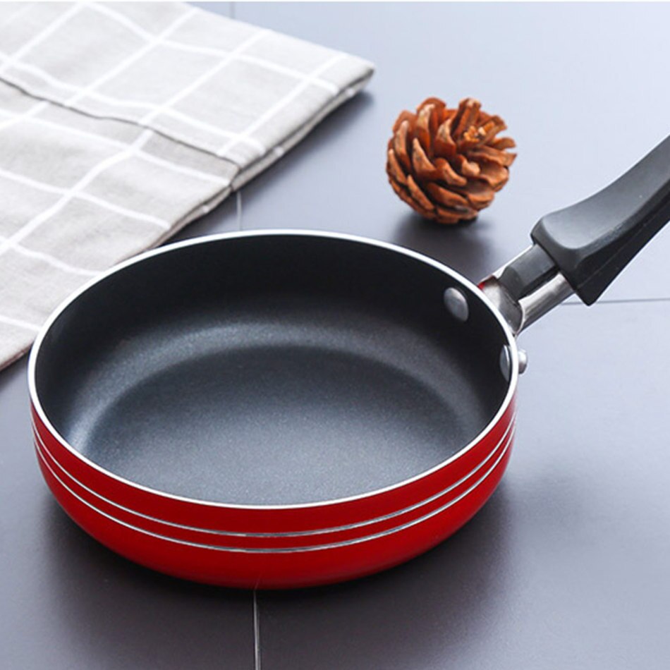 Mini Cooking Pan Non-Stick Frying Pan Portable Breakfast Pan with Handle Suitable for Frying Eggs and Making Breakfast Home Tool