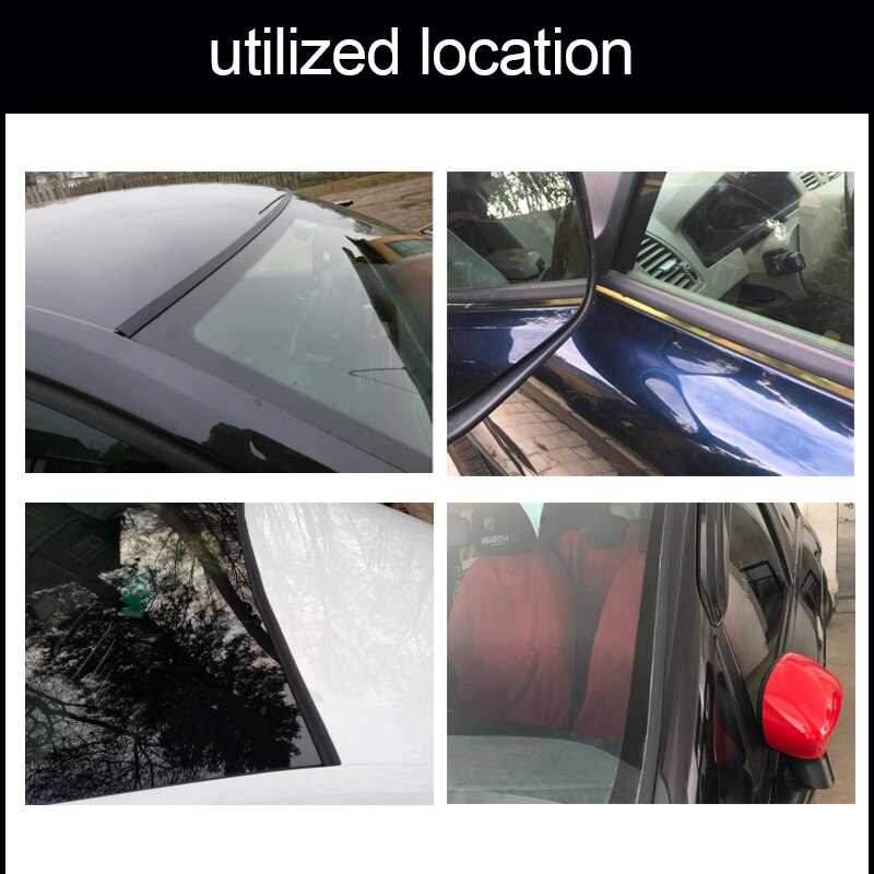 Car Rubber Strip Edge Sealing Strips Auto Roof Windshield Sealant Protector Seal Strip Window seals for auto