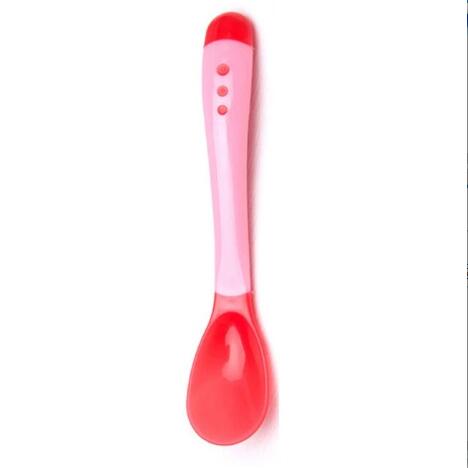 Cuchara con sensor de temperatura para bebés, dispositivo de alimentación para niños, alimentador, aparato de comedor, 1 ud.: red spoon