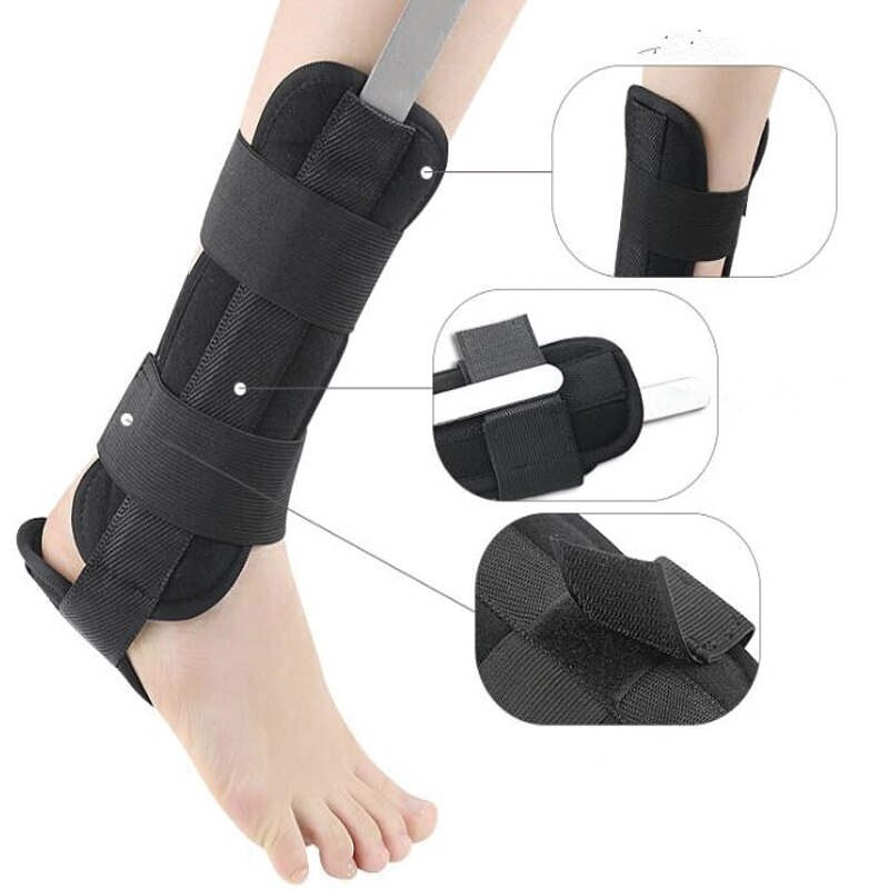 Fastgørelsesbælte fast ankelbøjle ankelled forstuvet fod beskyttende clips orthotics