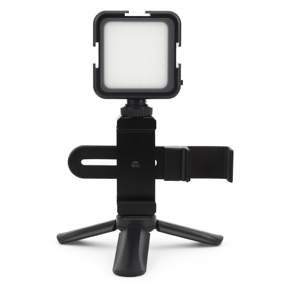 Portable Trépied Support avec Téléphone Clip De Fixation Lumière LED 1/4 "trou de vis D'expansion Kits Pour FIMI paume CARDAN CAMÉRA Accessoires
