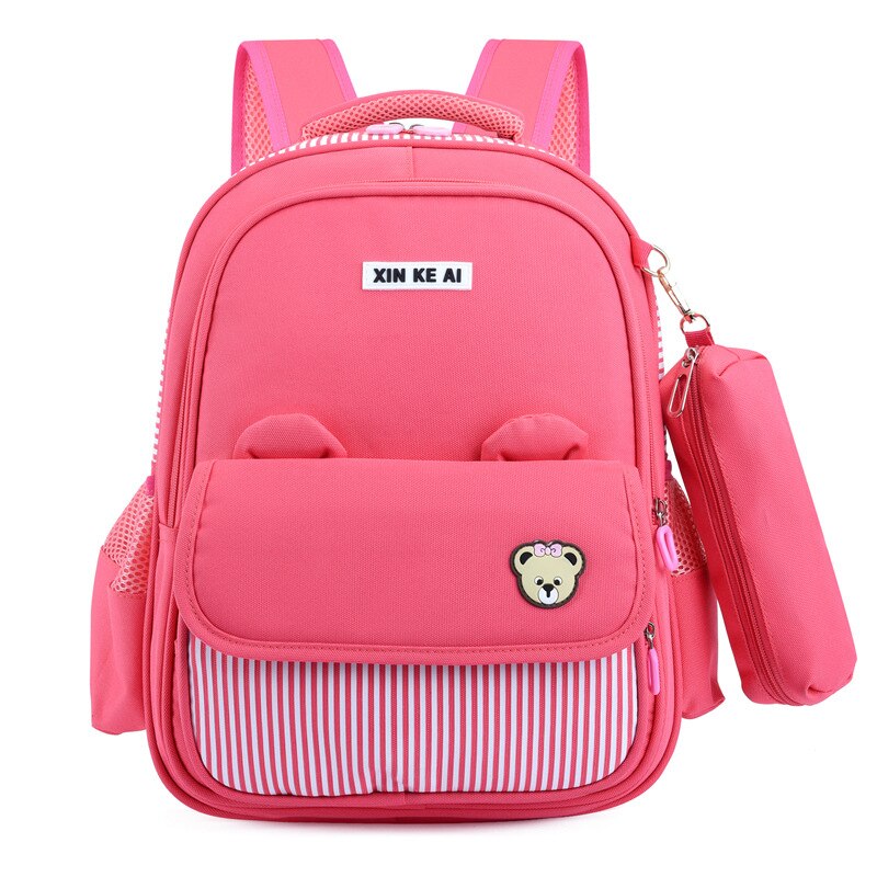 Basisschool Rugzakken Voor Meisjes Roze Prinses Schooltassen Kinderen Schooltas Kinderen Rugzak Casual Knapzak Mochila Escolar: rose