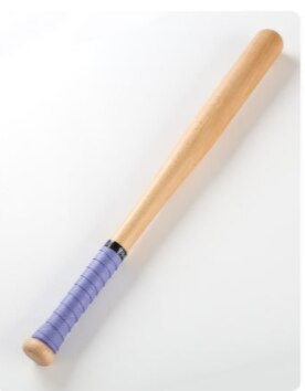 Solid locust wood high-polished and heavy-duty solid wood baseball bat Baseball bat Log baseball bat: Purple / 74cm