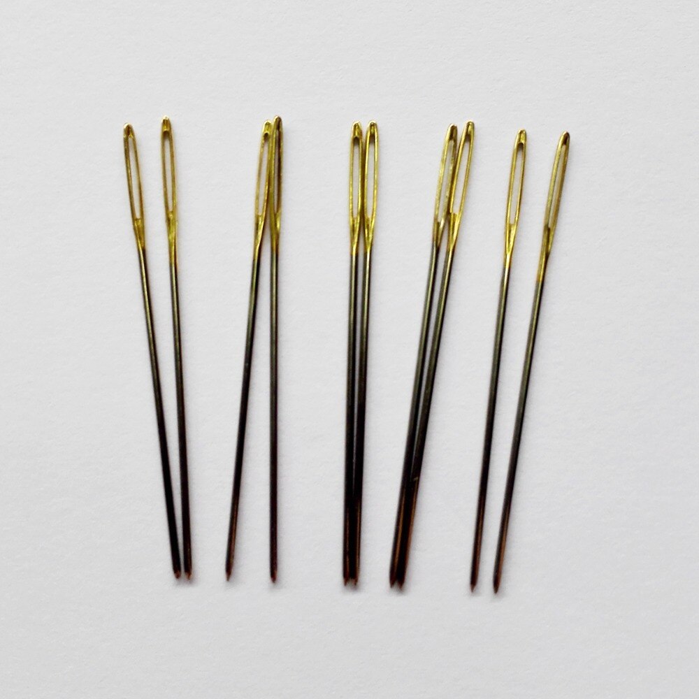 20pcs/lot #24 Needles for aida 11ct fabric cross stitch 3.6cm big eye blunt Craft sewing embroidery Tool DIY needlework set