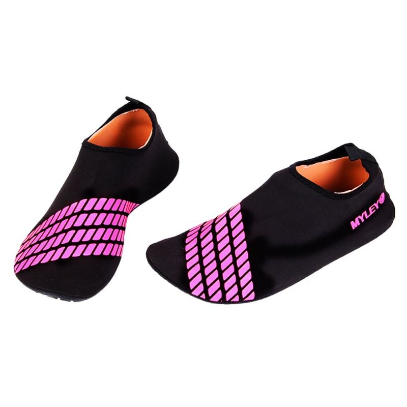 Verão esporte sandálias de pele calçados praia meias ao ar livre homens descalços sapatos aqua água meias: rose red / PP