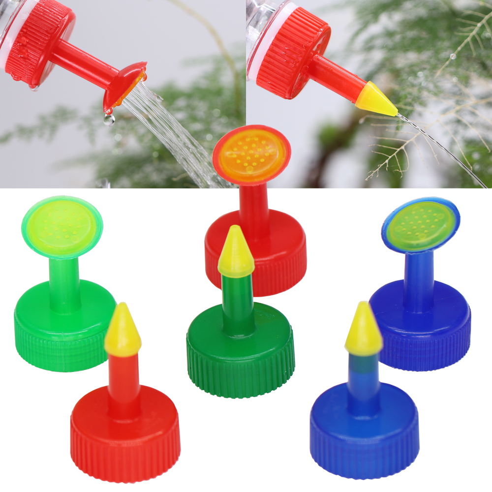 Mini regadera con tapa de botella, boquilla de bonsái para interior y exterior, plántulas en maceta, 3 tipos