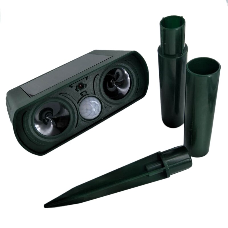 Solar Animal Driver Outdoor Driver Garden Orchard Bird Repeller Infrared Sensor Ultrasonic Drive Device