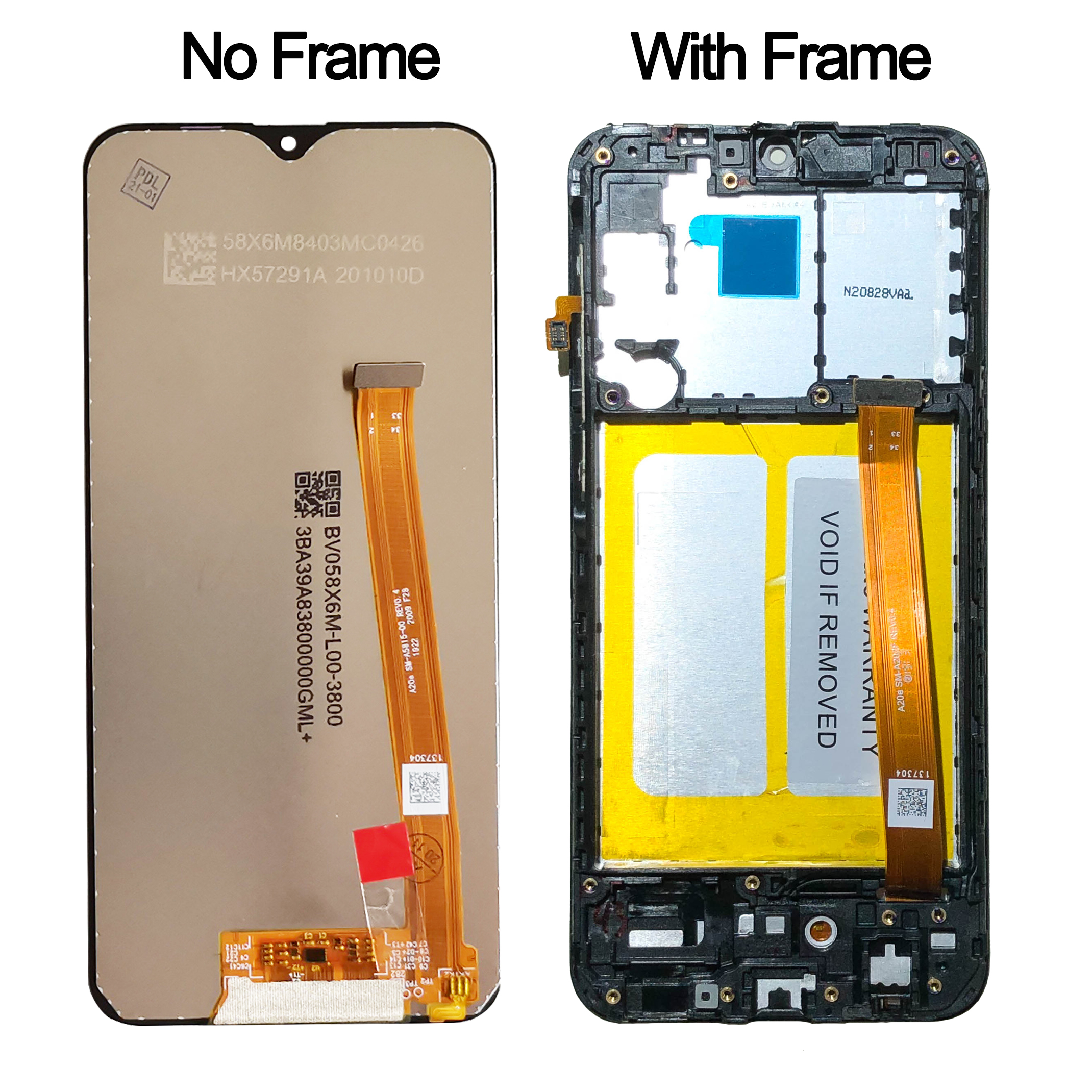 5.8 ''Incell LCD Voor Samsung Galaxy A20e A202 A202F A202DS Lcd Touch Screen Digitizer Vergadering A20e LCD met frame