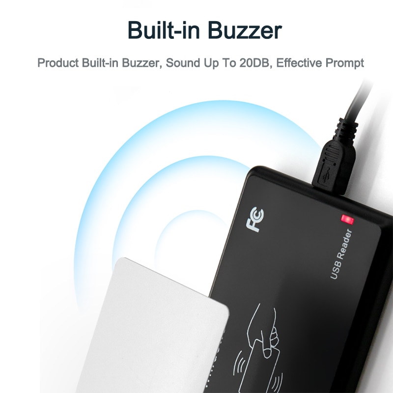 RFID Reader 125khz EM4100 USB RFID ID Contactless Sensitivity Access Control Card Support Window System USB Rfid Card Reader