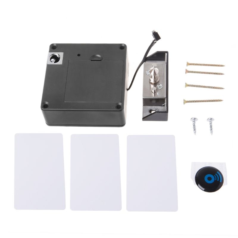Cerradura electrónica Invisible RFID, cerrojo oculto sin llave para puerta de cajón, Sensor de bloqueo
