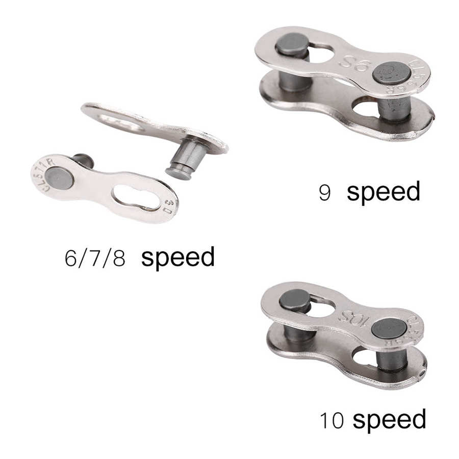 5 par cykelkæder links mountainbike cykel kæde stik 6/7/8/9/10/  hastighed hurtig master link joint chain pin
