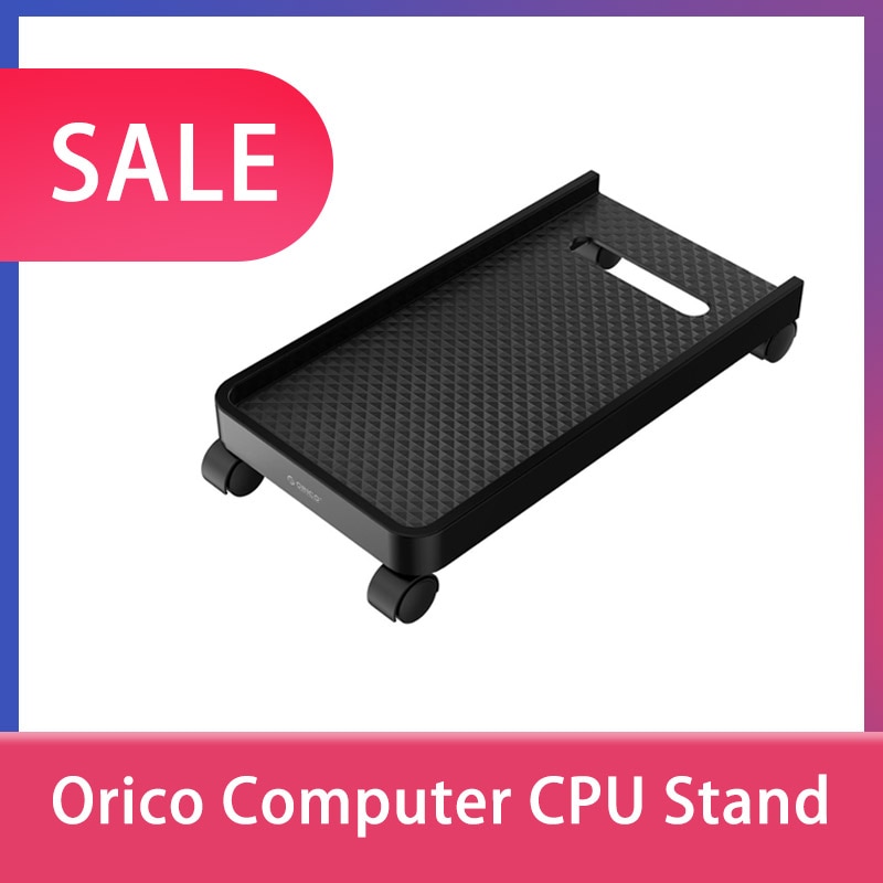 Orico Computer CPU Floor Stand with Wheels Stable Vertical Stand Back Stand For PC Cases PC Towers Waterproof CPU Stand
