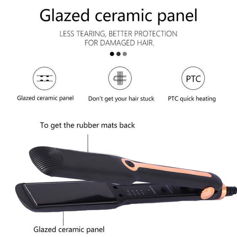Electric Splint Hair Straightener Dual-Purpose Curling Rod Ceramic Flat Iron Best Hair Straightener Iron Machine