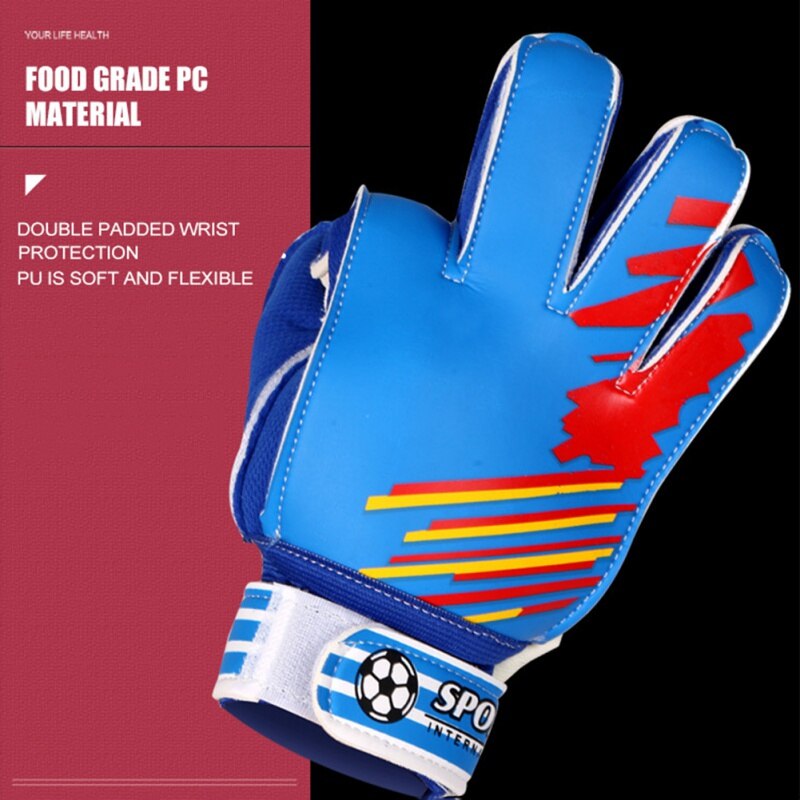 Children Kids Youth Sport Football Soccer Goalkeeper Goalie Training Gloves Gear Training Football Game Gloves