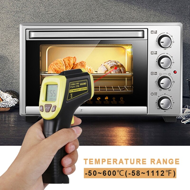 600℃ /1112℉ Pyrometer GM320S Infrared High Temperature Thermometer Industry