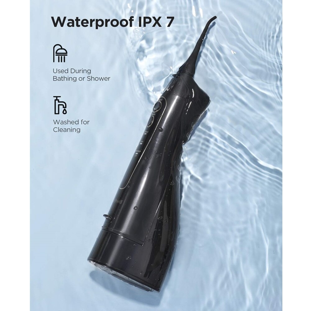 Fairywill Water Flossers szczoteczka do zębów 5020E-E11 USB akumulator przenośny IPX7 wodoodporny 3 tryby 300ML odpinany zbiornik na wodę