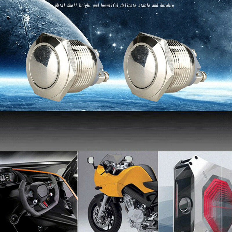 Push Button Auto 19MM Car Auto Metal Button Switch Button Switch 12... – Grandado