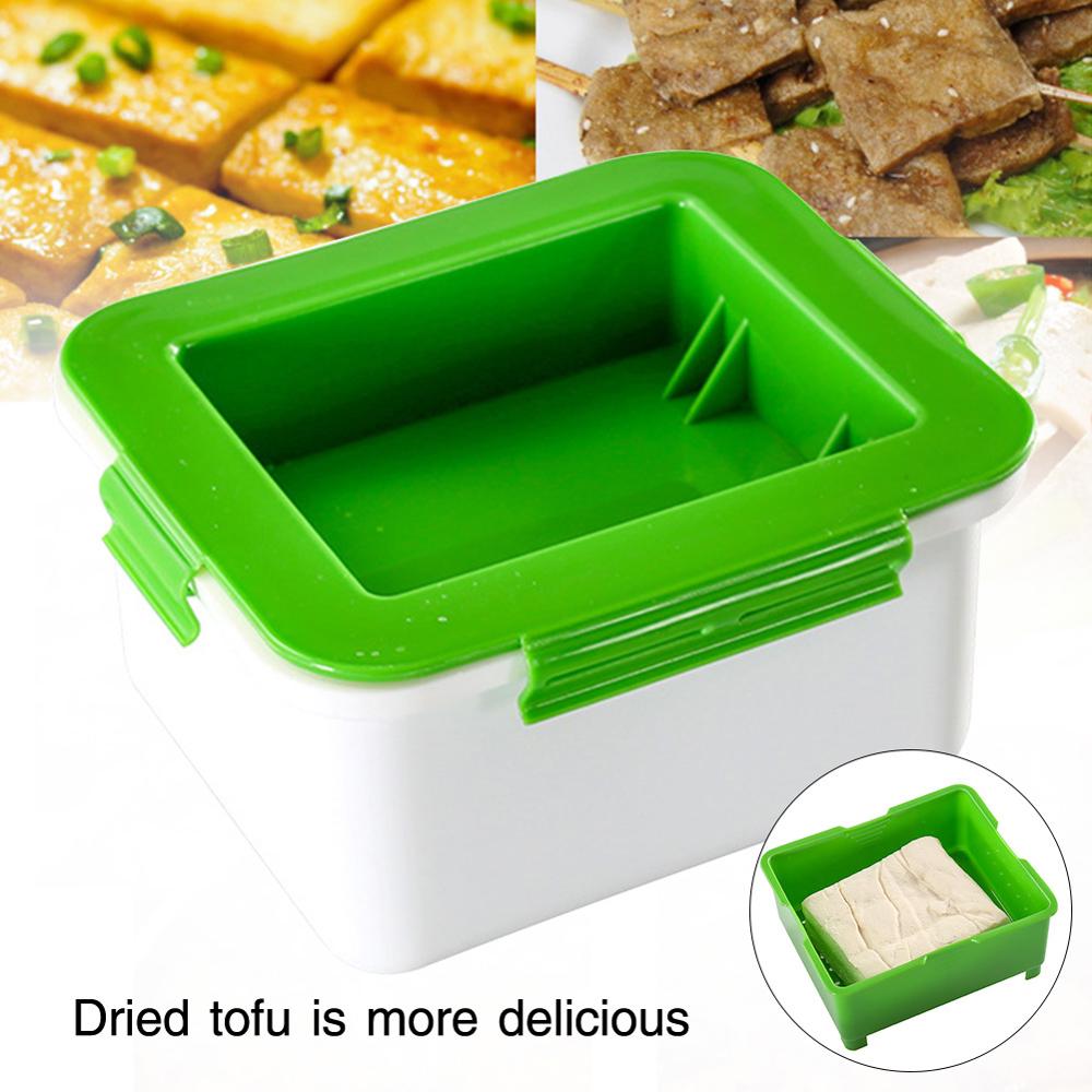 Tofu Pers Tofu Afdruiprek 3-Layer Tofu Pers Ingebouwde Drainage Water Verwijderen Tool Vaatwasmachinebestendig Keuken Koken tool Set