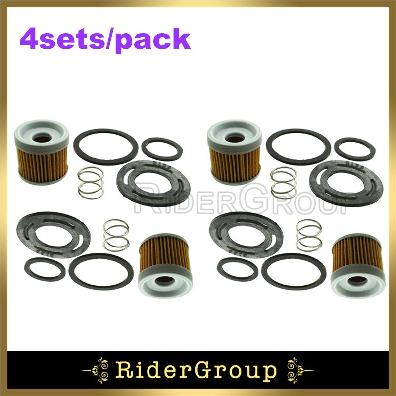 Filtre de pompe à carburant adapté pour MerCruiser 3.0 3.0L 4 cylindres/pièces de machines de jardin: 4 Sets