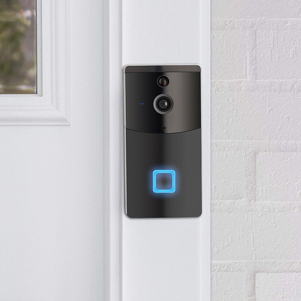Remote Home Monitoring WiFi DoorBell Wireless Visual Intercom Tuya Remote with Alexa Show 2 & Google Home Voice Control HUB
