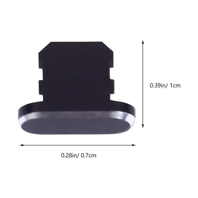 5Pcs Metal Anti Dust Dock Charger Plug Stopper Cap Cover Voor Iphone X Xr Xs Max 8 7 6S Plus Mobiele Telefoon Accessoires