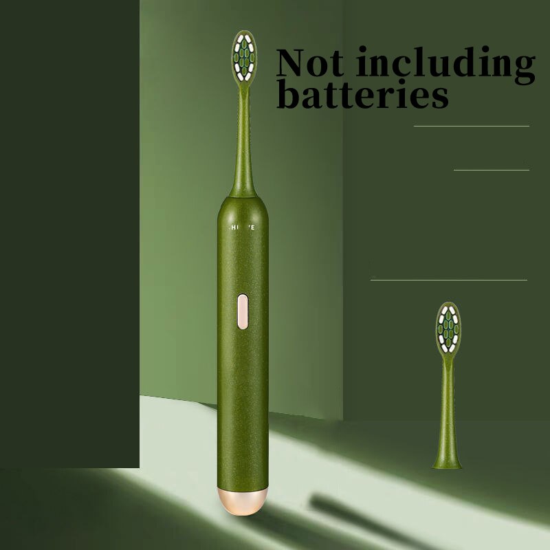 Schall- XIOMI Elektrische Zahnbürste USB Aufladbare Zahnbürste Wasserdichte Ultra Schall- Automatische Zahnbürste Intelligente Heimat Gesunde: Grün 2 Köpfe