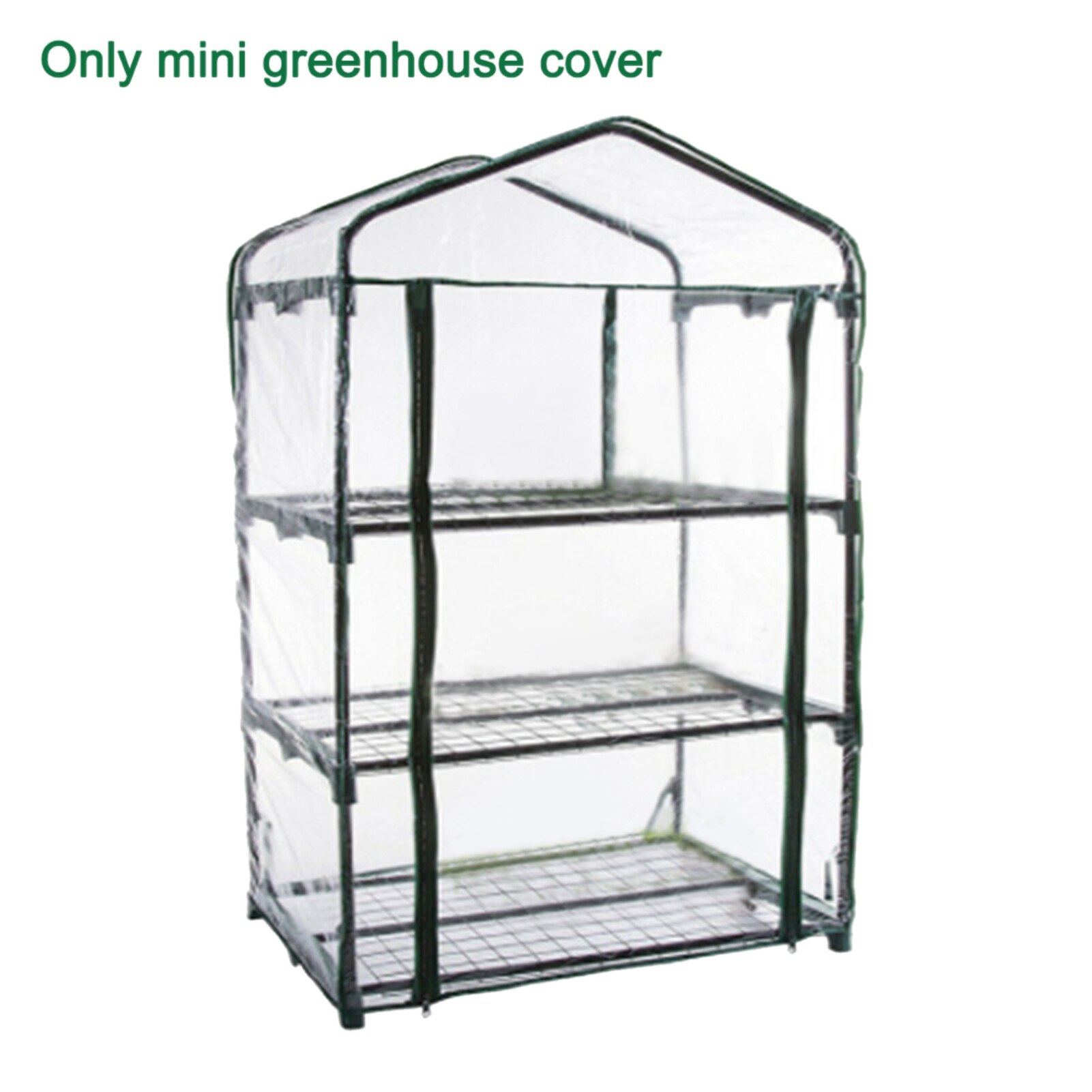 Balconies Outdoor Waterproof Easy Use Portable Garden Supplies Clear PVC Mini Greenhouse Cover Warm Walk-in Reusable Replacement