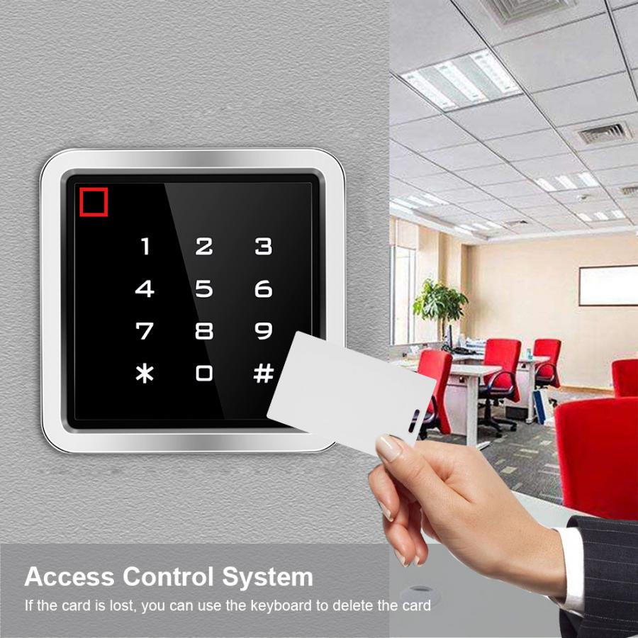 IP65 Waterproof Access Controller 125KHZ RFID Card Reader Touch Password Door Opener